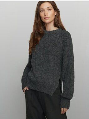 Modern Citizen Gray Crew Neck Sweater Small